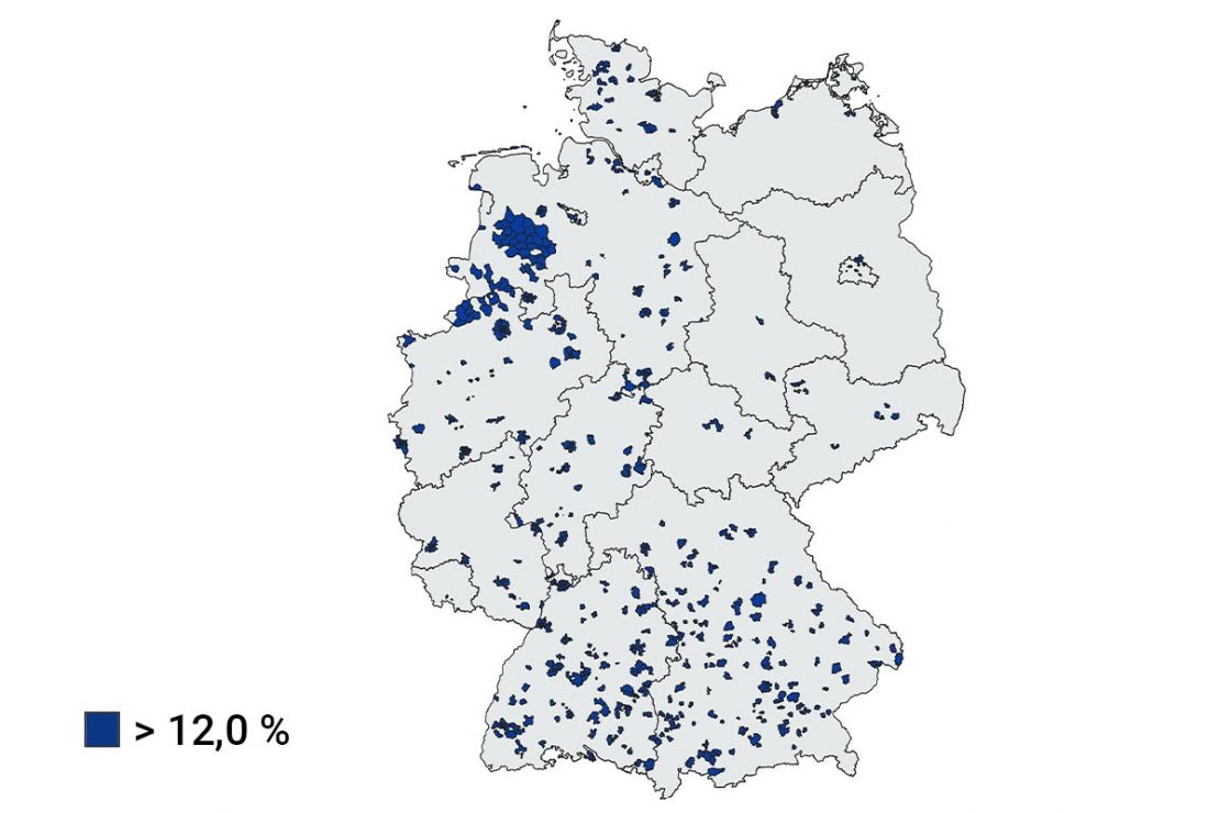 Daten für Unternehmensanalysen: Wohnort junger Erwachsene nach Postleitzahlgebieten Daten für Unternehmensanalysen: Wohnort junger Erwachsene nach Postleitzahlgebieten