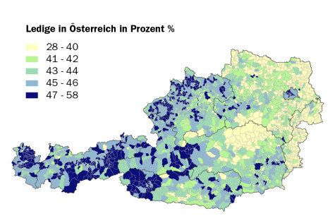 Ledige in der Bevölkerung Ledige in der Bevölkerung