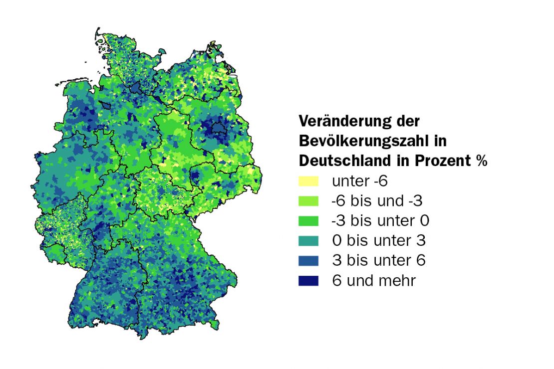 Bevölkerungsveränderung Deutschland 2015-2019 Bevölkerungsveränderung Deutschland 2015-2019