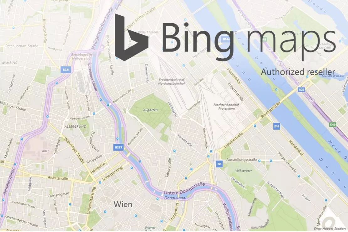 Bing Maps provides up-to-date geodata and visualisation of spatial information as high quality web services.
