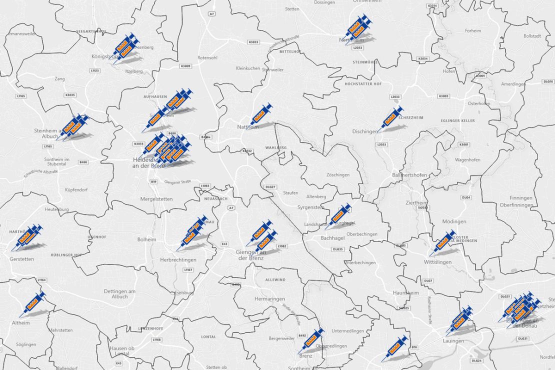 WebGIS-Karte mit Alten- & Pflegeheimen für Corona-Impfung WebGIS-Karte mit Alten- & Pflegeheimen für Corona-Impfung