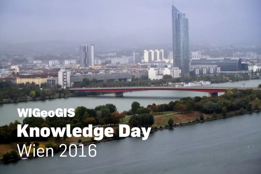 Thumbnail video dokumentary geomarketing event WIGeoGIS Knowledge Day 2016 in Vienna