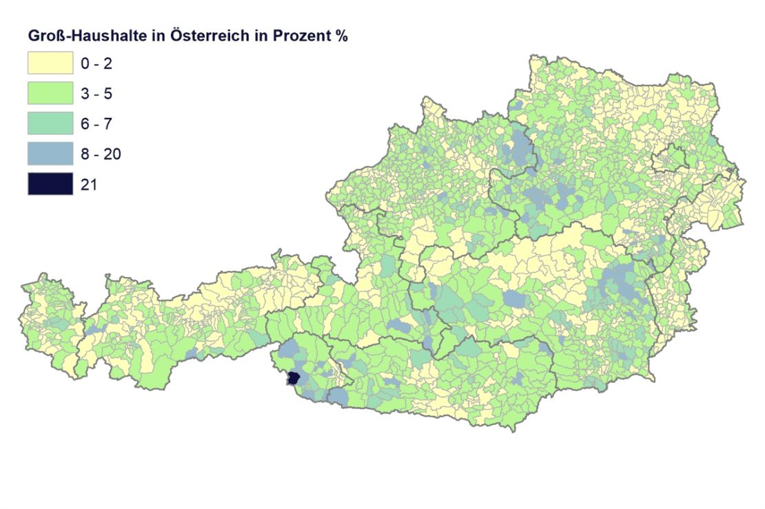 Großhaushalte in Österreich Großhaushalte in Österreich