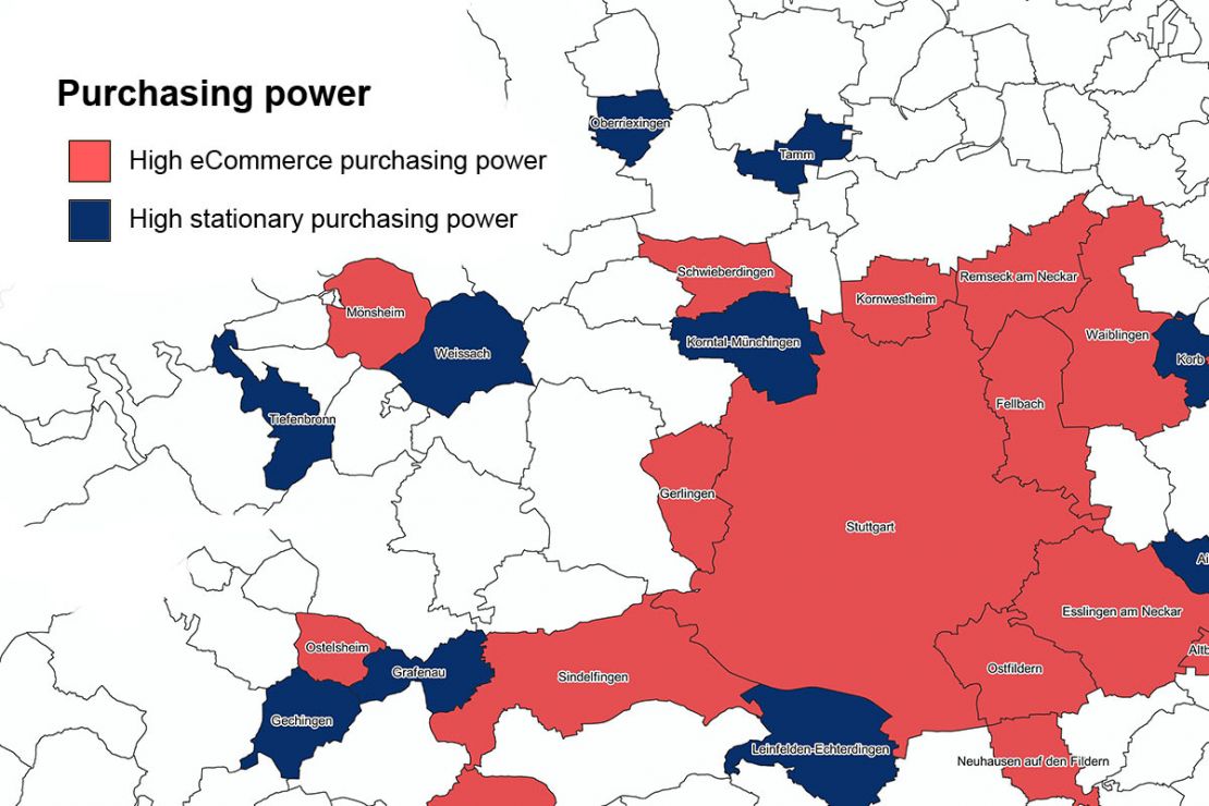 Online purchasing power data Online purchasing power data