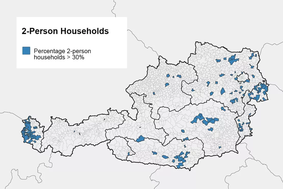 2-person-households in Austria