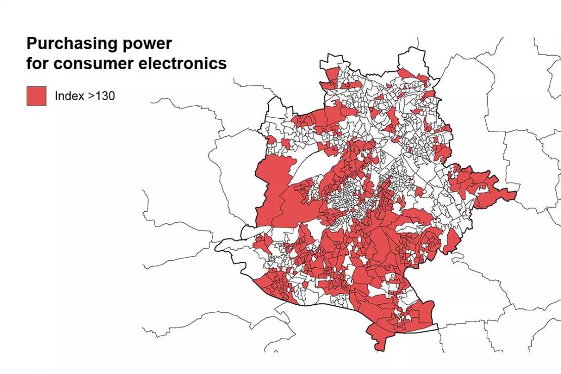 Purchasing power per capita Stuttgart Geomarkets