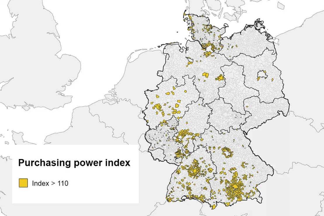 Purchasing power in Germany