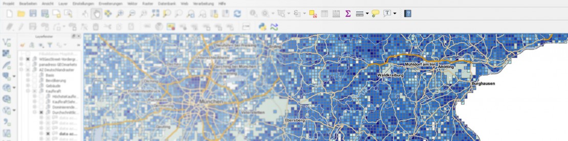 Geomarketing Software for specialists WIGeo QGIS - WIGeoGIS