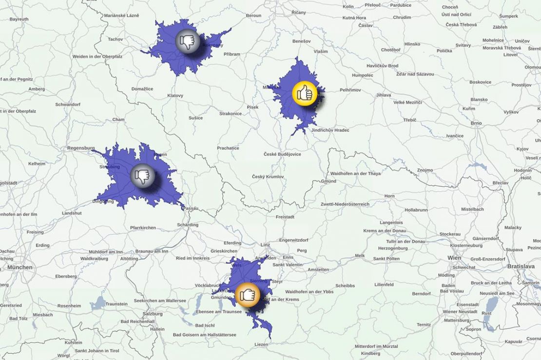 For location analyses, the relevant information from the location environment is included in the assessment. For location analyses, the relevant information from the location environment is included in the assessment.