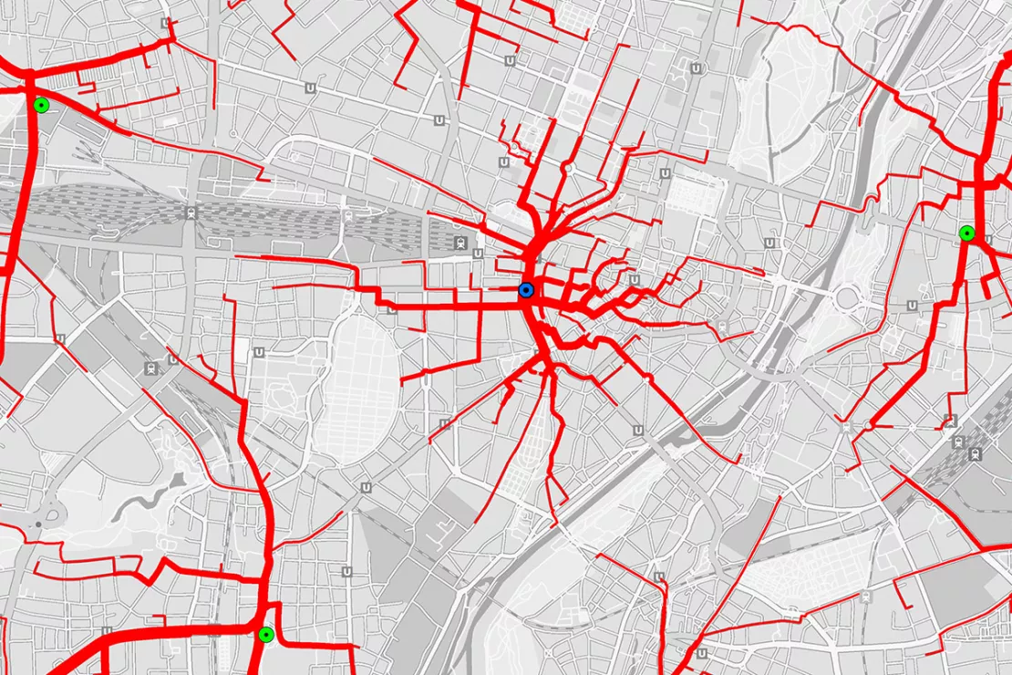 WIGeoNetwork is the right ArcGIS Extension for every type of Network Analysis.