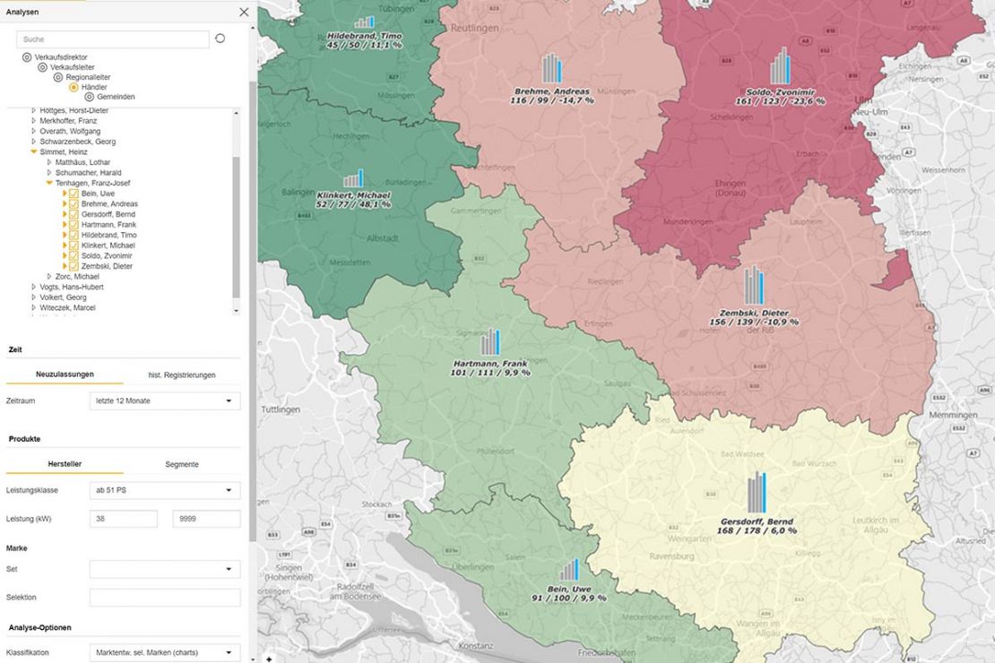 Einfache, landkartenbasierte Datenanalyse mit WIGeoWeb - WebGIS für jedermann