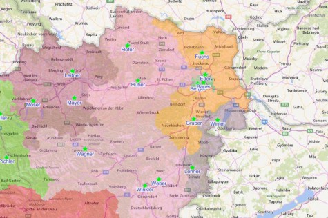 Die Neuplanung der Vertriebregionen erfolgte auf Basis aktueller Potenzialdaten Die Neuplanung der Vertriebregionen erfolgte auf Basis aktueller Potenzialdaten