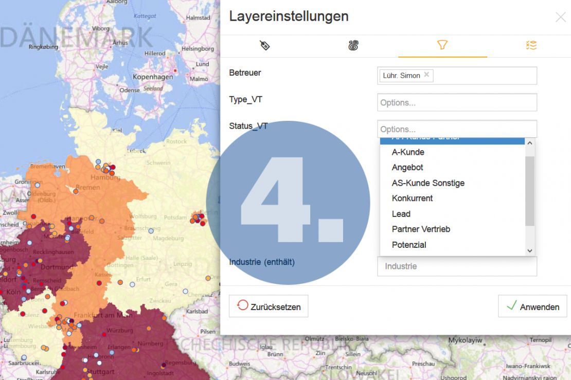 Perform geomarketing analyses with WebGIS Perform geomarketing analyses with WebGIS