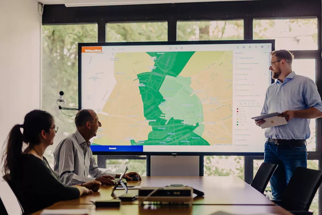 Market analysis with WebGIS