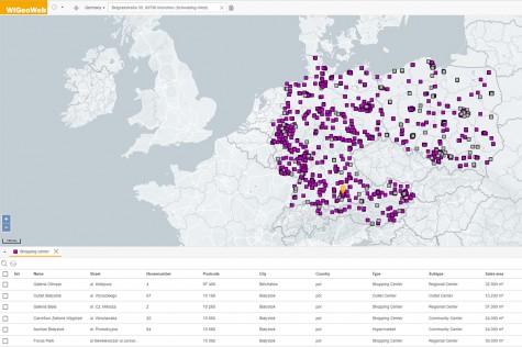 Screenshots von interaktiven Karten, die in WIGeoWeb erzeugt wurden Screenshots von interaktiven Karten, die in WIGeoWeb erzeugt wurden